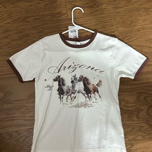 never worn, comfortable fitted top